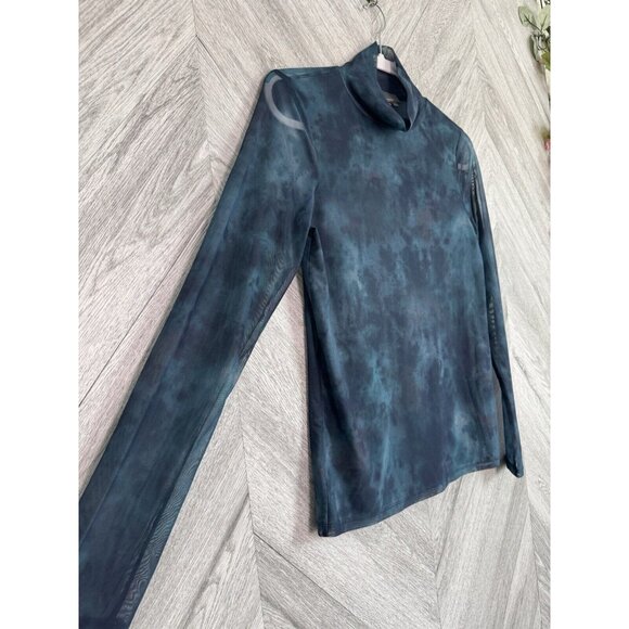 Anthropologie Sheer Second Skin Mock Neck Top Size Small - Picture 4 of 8